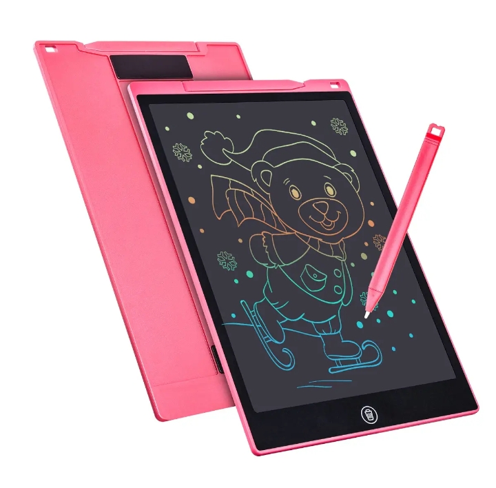 GAZA TOY MULTI  COULOR LCD Writing Tablet Electronic Slate E-writer
Digital Memo Pad Erasable Writing Board
Learning Toys And Gadgets For Educational And
Daily Life Routine Notebook Purpose - 
8.5 Inch