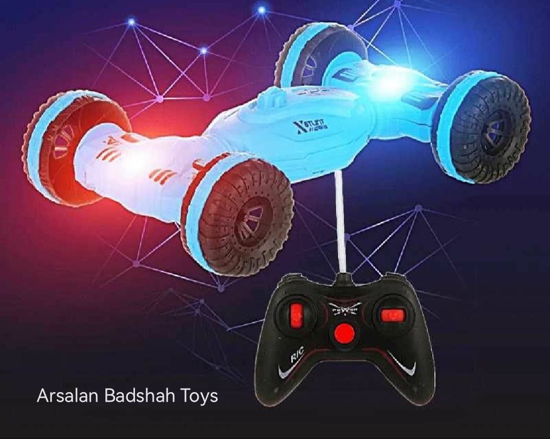 New Stylish Remote Control Cars, Rechargeable , Remote Control Rechargeable Twisting Stunt Car, Battery Included Rechargeable Remote Control Car Toy For Kids , Best Birthday Gift Toy For Boys.