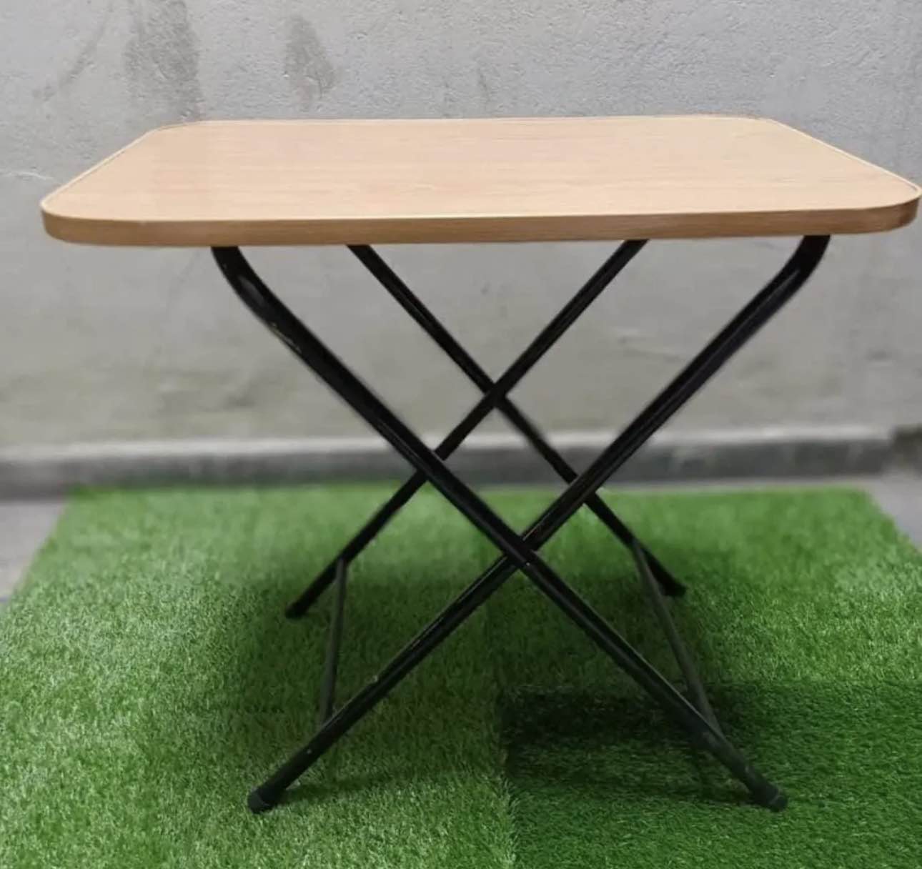 Modern Folding Table |Cofee Table | Computer Table | For Kitchen, Living Room and Bed Room Rectangle Shape Round Shape |  Folding Table Dining Table and Study Table Wooden Top metal Frame