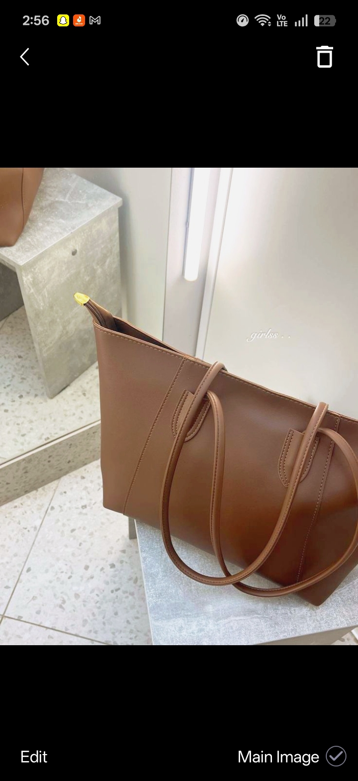 Urban Style Women Tote Bag  Spacious Shoulder Handbag for Office & Daily Use