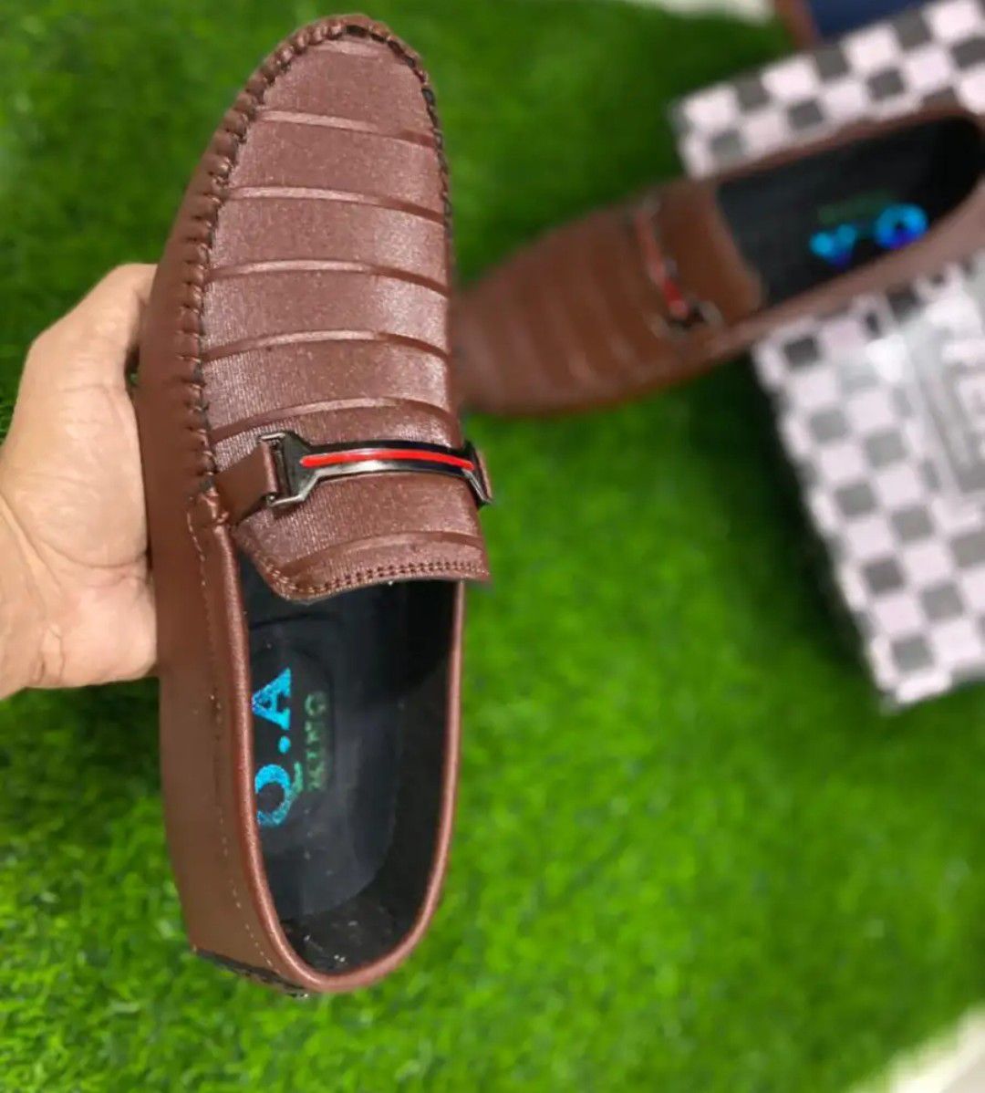 loaffer for mens artificial leather tranding design