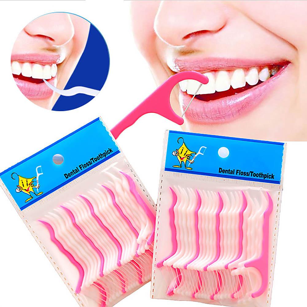 30Pcs 2-in-1 Dental Floss Sticks and Toothpicks Interdental Plaque Remover Compact Oral Hygiene Tool Removes Food Particles and Plaque Keeps Teeth and Gums Healthy Ideal for Daily Use Portable Design for Travel Effective Dental Care for Clean and Fresh
