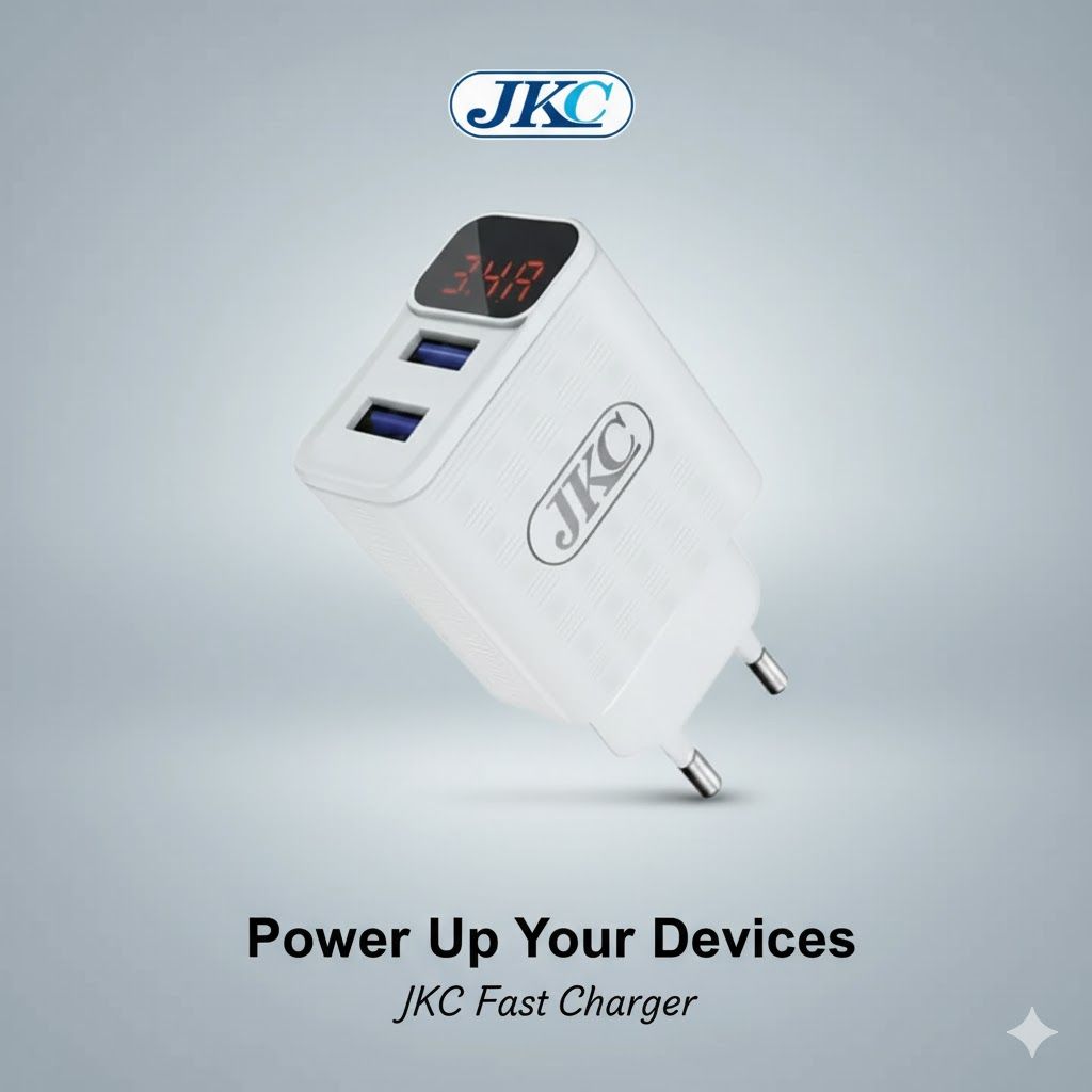 Fast Charging 3.4A Dual USB Wall Charger | High-Speed Universal Two-Port Adapter for Android Mobile Devices