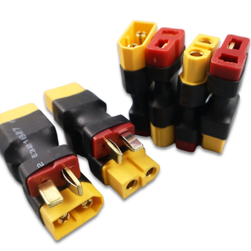 T Female Plug to XT60 Female / XT60 Male Plug to Dean T Male  Adapter For RC Helicopter Quadcopter LiPo Battery Plug Connector