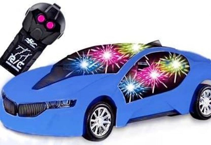 Remote Controlled 27MHz Fast Modern Forward Backward Stop 3D Light 2 Channel Remote Control Racing Car Toy For Kids 1:20 Scale - Birthday gift - racing car