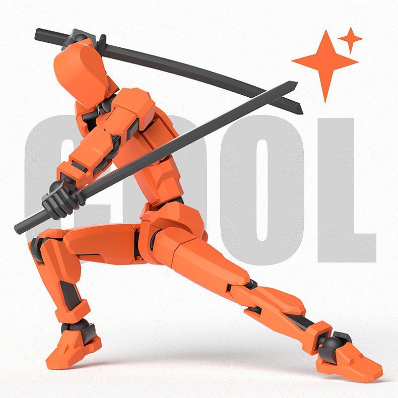 Lucky Joint Man Finished Product T13 Magnetic Doll, Full-Body Movable 3rd Generation Mannequin, DIY Stress-Relief  Anime