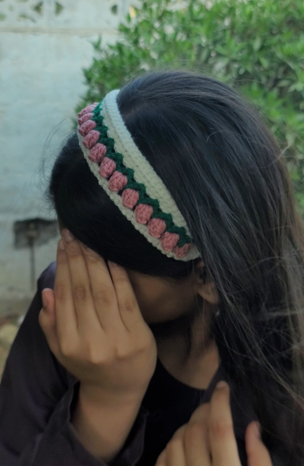 handmade crochet hair bands in different designs