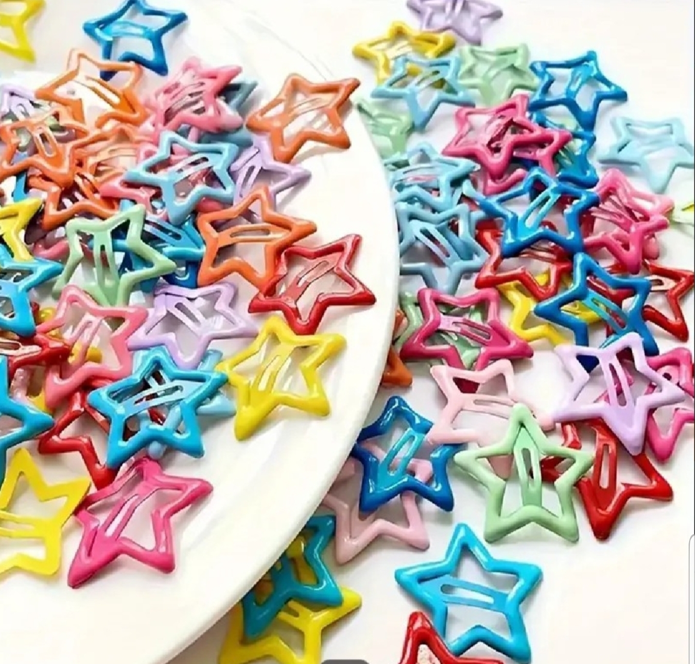 Hair Pins/colourful star hair pins for kids/headwear for kids/10-20-40 piece