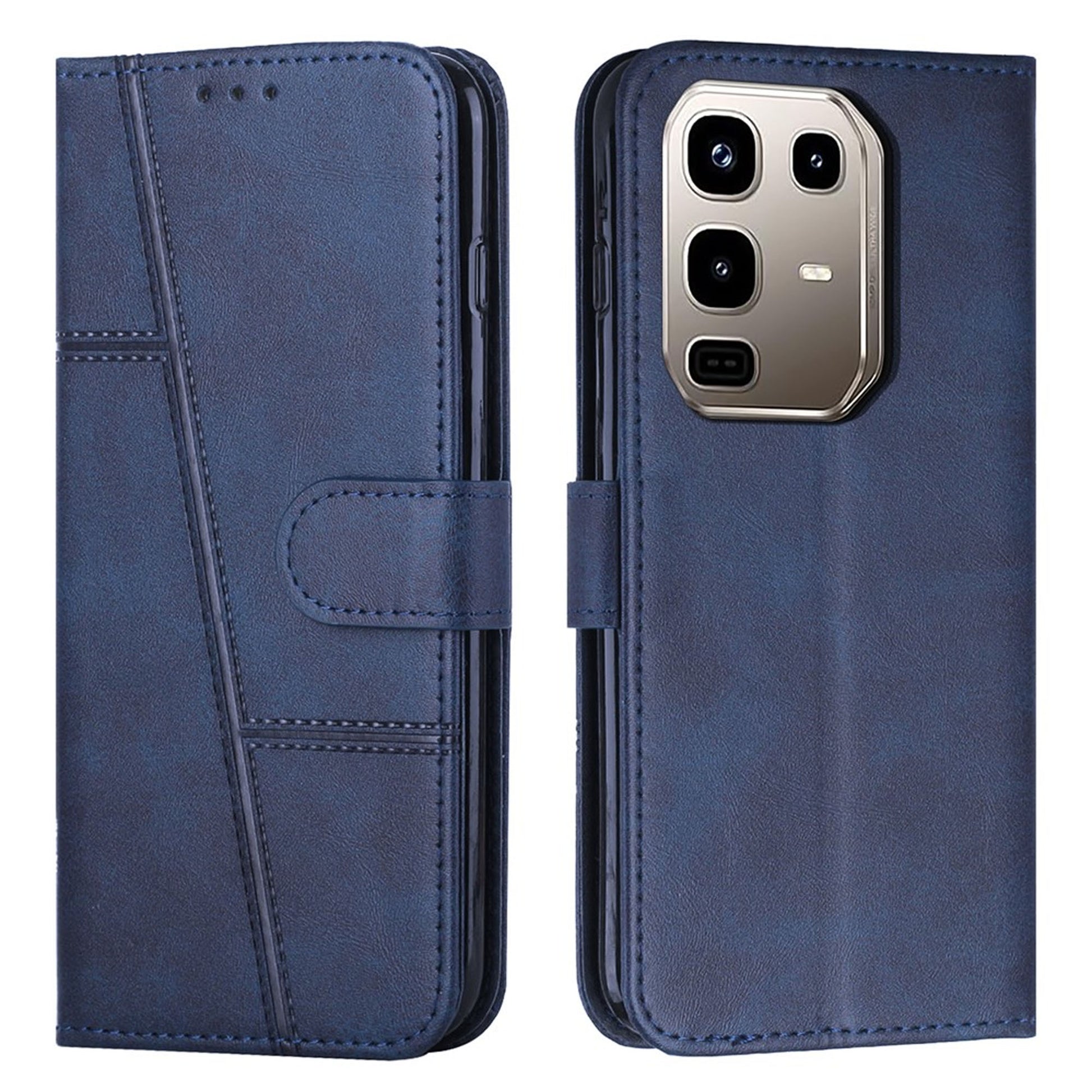 Infinix Note 50 / Note 50 Pro Luxury Leather Flip Case | Vintage Wallet Cover with Card Slots & Kickstand  Shockproof Magnetic Closure