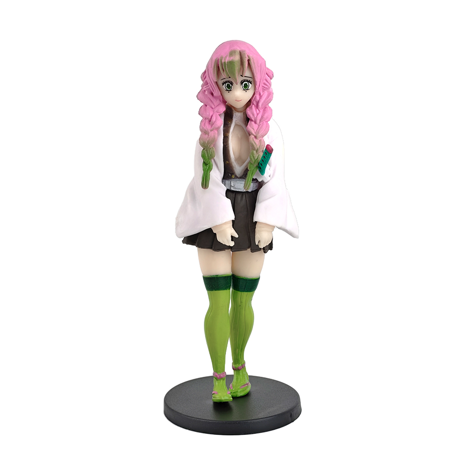 15cm Anime Demon Slayer Figure Doll Toy Nezuko Tanjirou Zenitsu Inosuke Kyoujurou Shinobu Giyuu Qposket Model Toy 