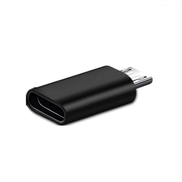 Type-C To Micro-USB Data Adapter Converter High Quality Aluminum Frame , Female Micro USB to USB 3.1 Type C Male Adapter Converter Connector For Phone Charging And Data Transfer
