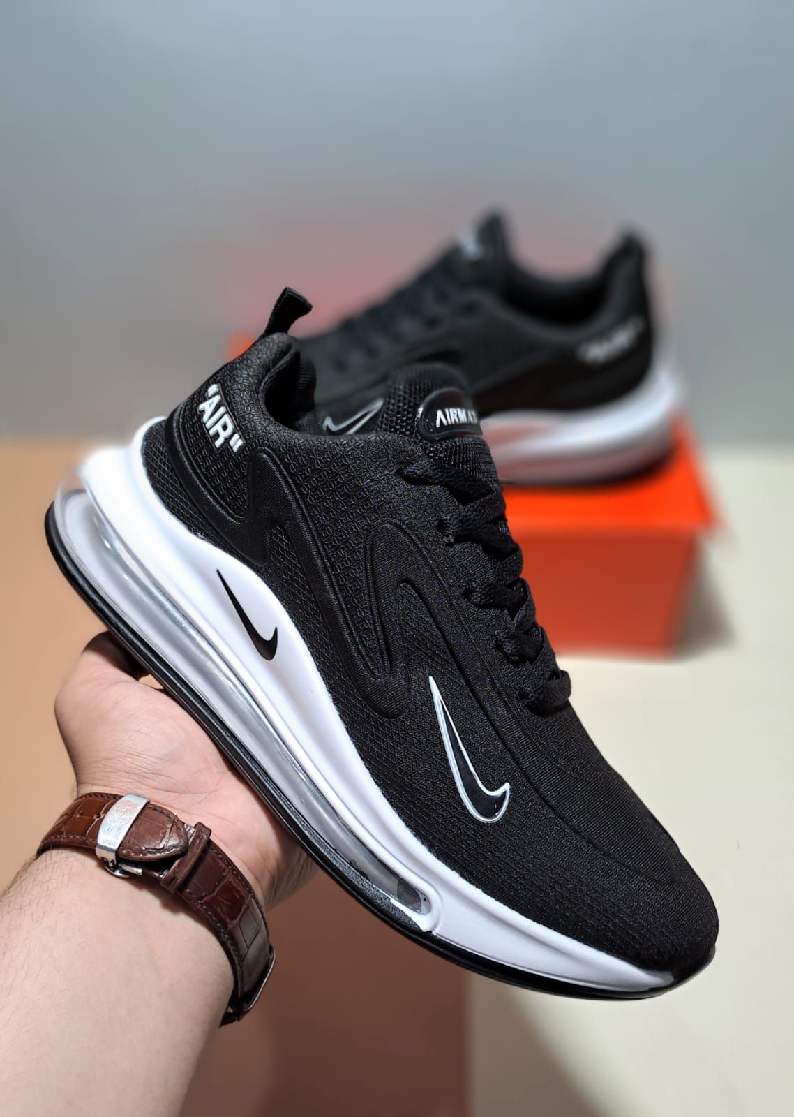 nike air shoes black colour