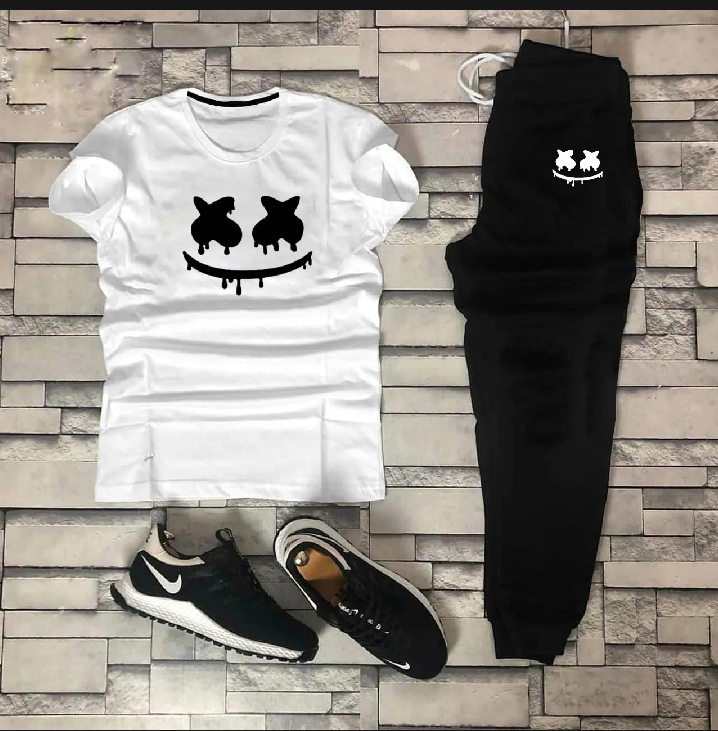 NEW ARRIVAL 2 PC PRINTED SUMMER TRACKSUIT FOR MEN _ SOFT AND COMFORTABLE FABRIC SUMMER TRACKSUIT FOR MEN _TRACKSUIT FOR MEN_ PREMIUM T SHIRT AND TROUSER SET PRINTED SUMMER TRACKSUIT FOR MEN_TRACKSUIT FOR BOYS