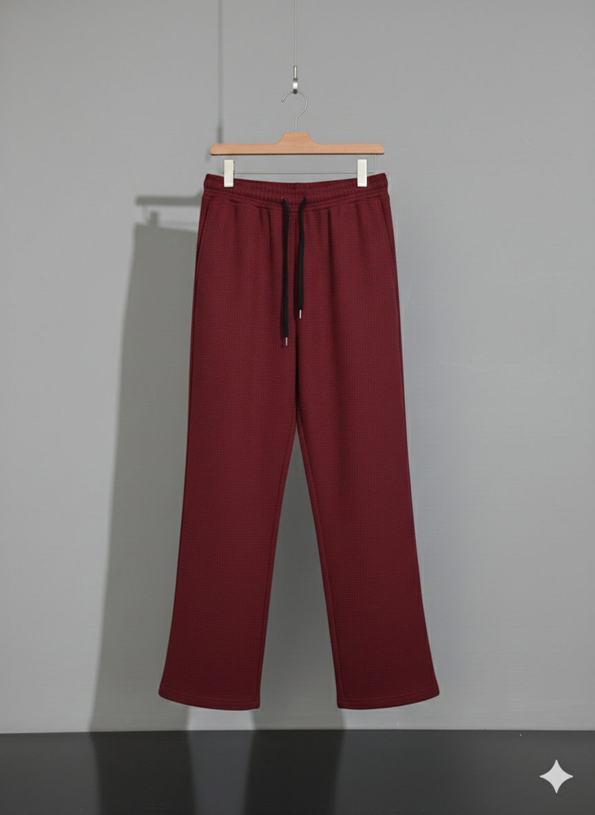 mens loose bottom trouser in  stretchable Jersey fabric