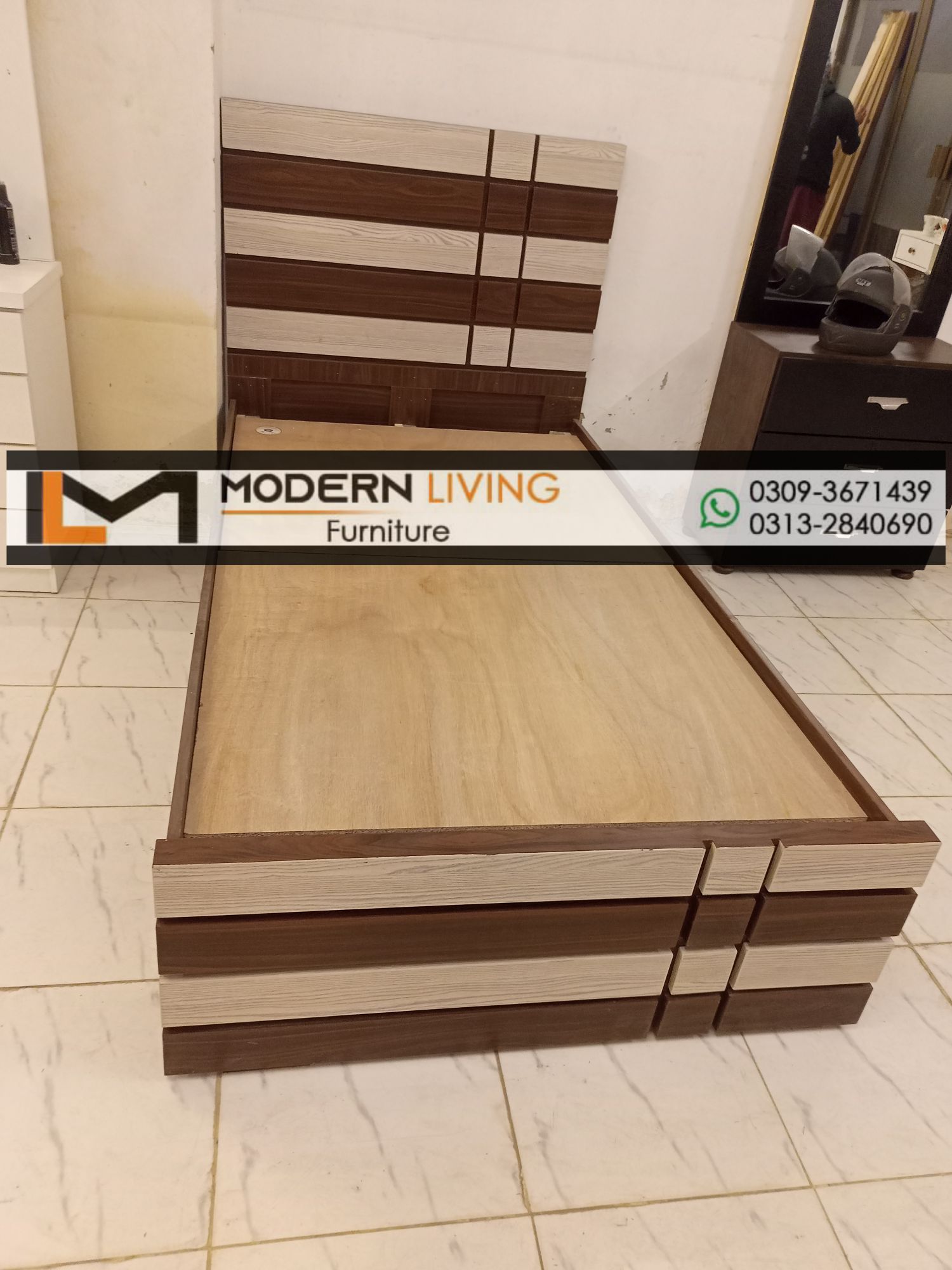 Modern Single bed 4012 Customized