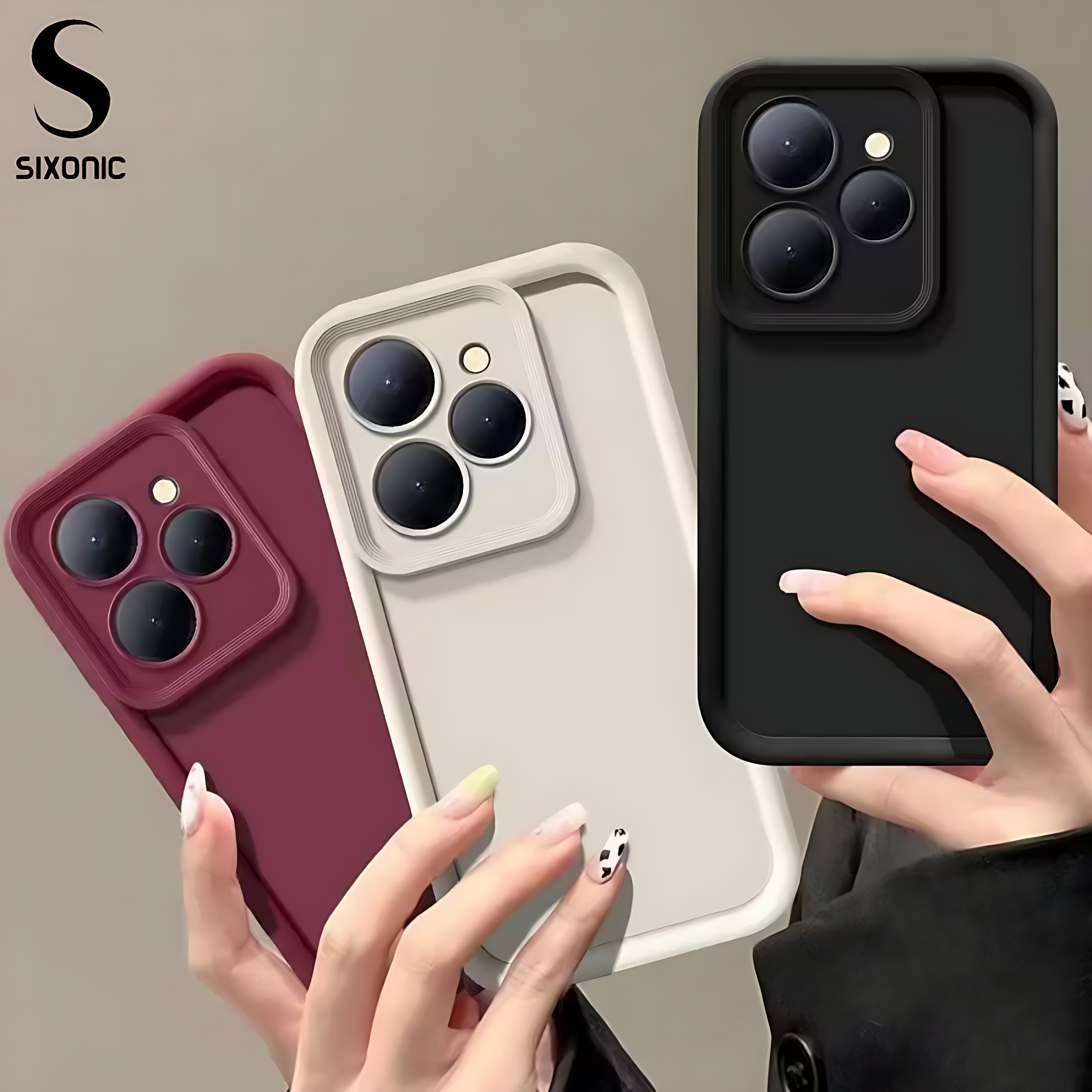 Sixonic Candy Silicone Cover For Infinix Hot 40 – Hot 40i – Hot 40 Pro – Smart 8 – Smart 8 Plus – Smart 8 HD – Smart 8 Pro – Smart 10 HD – Tecno Spark Go 2024 – Spark 20 – Spark 20 C – Spark 20 Pro – Pop 8 – iTel P55 Cover Soft TPU Case Back Cover