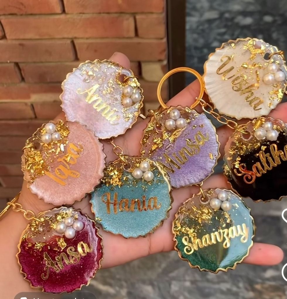 Resin Keychain How To Make A Name Keychain Customised Resin