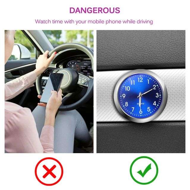 Car Dashboard Watch/ Office Desk Alarm Clock and Stopwatch with Flexible  Stand Others In Car Sticker: Buy Car Dashboard Watch/ Office Desk Alarm  Clock and Stopwatch with Flexible Stand Others In Car