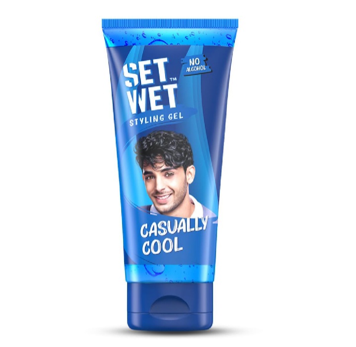Set Wet Styling Hair Gel For Men Casually Cool 100ml