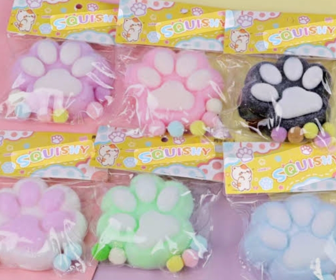 Audasi  Taba Squishy Biscuit , rabbit,catStress Relief Toy Pinching Biscuit Simulation Toy for Ultra Soft Decompression Toy Stress Ball Squeeze Toys Anxiety Relief for Kids Adults