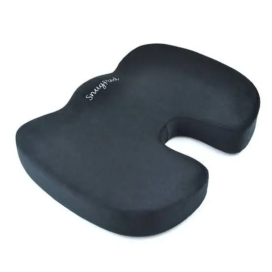 Sleepavo Memory Foam Seat Cushion for Sciatica, Coccyx, Back, Tailbone &  Lower Back Pain Relief
