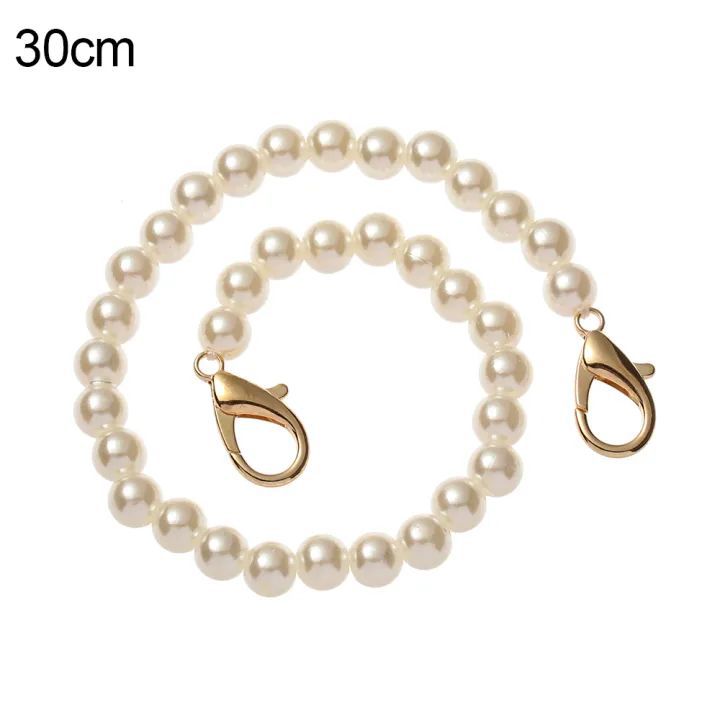 Handbag Replacement Big Pearls Chain Shoulder Bag Strap DIY Purse Chains Handles New Bag Accessories