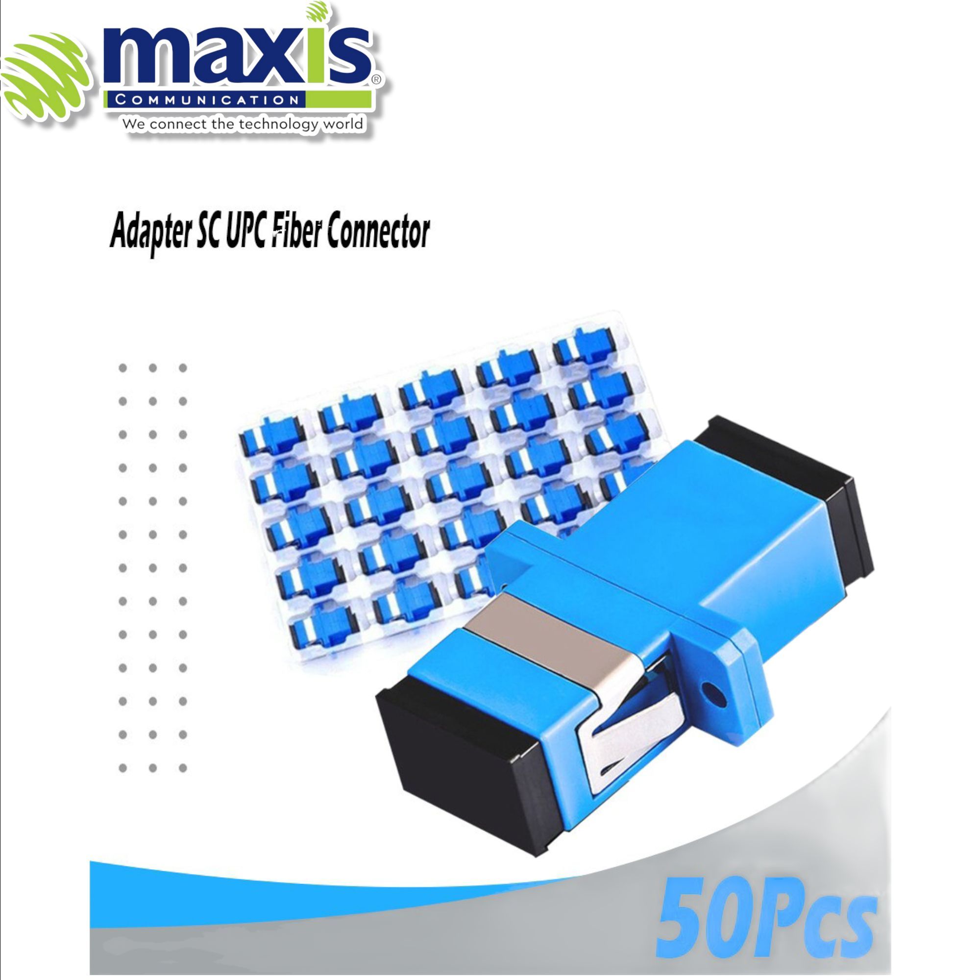 SC/UPC to SC/UPC Simplex Single Mode Plastic Fiber Optic Adapter ...