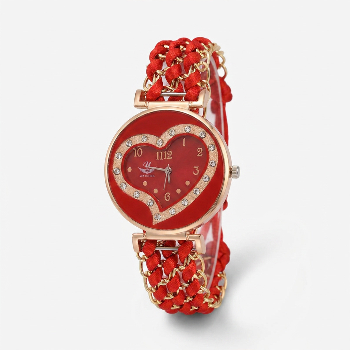 Bracelet Watch Red Heart Shape For Girls Premium Quality Best Price Original Product