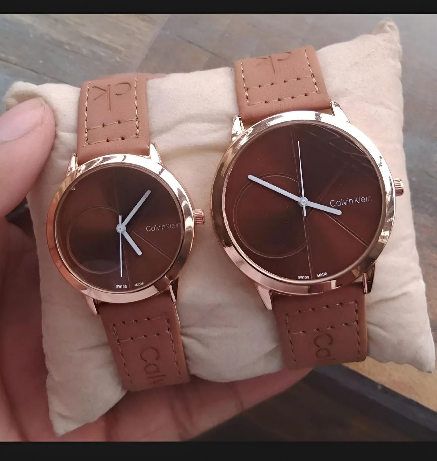 Leather Couple Watches Premium Quality Couple Leather Strap
