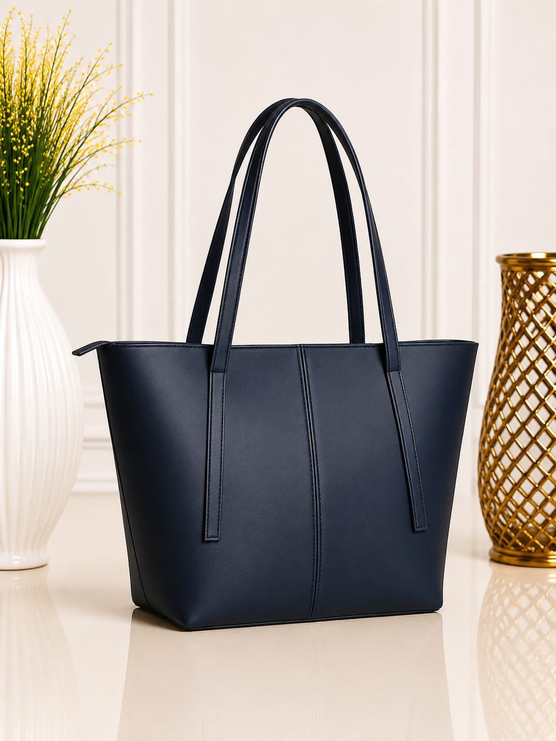 Tote Bag For Women Premium Quality Big Size Tote Bag ( NAVY )