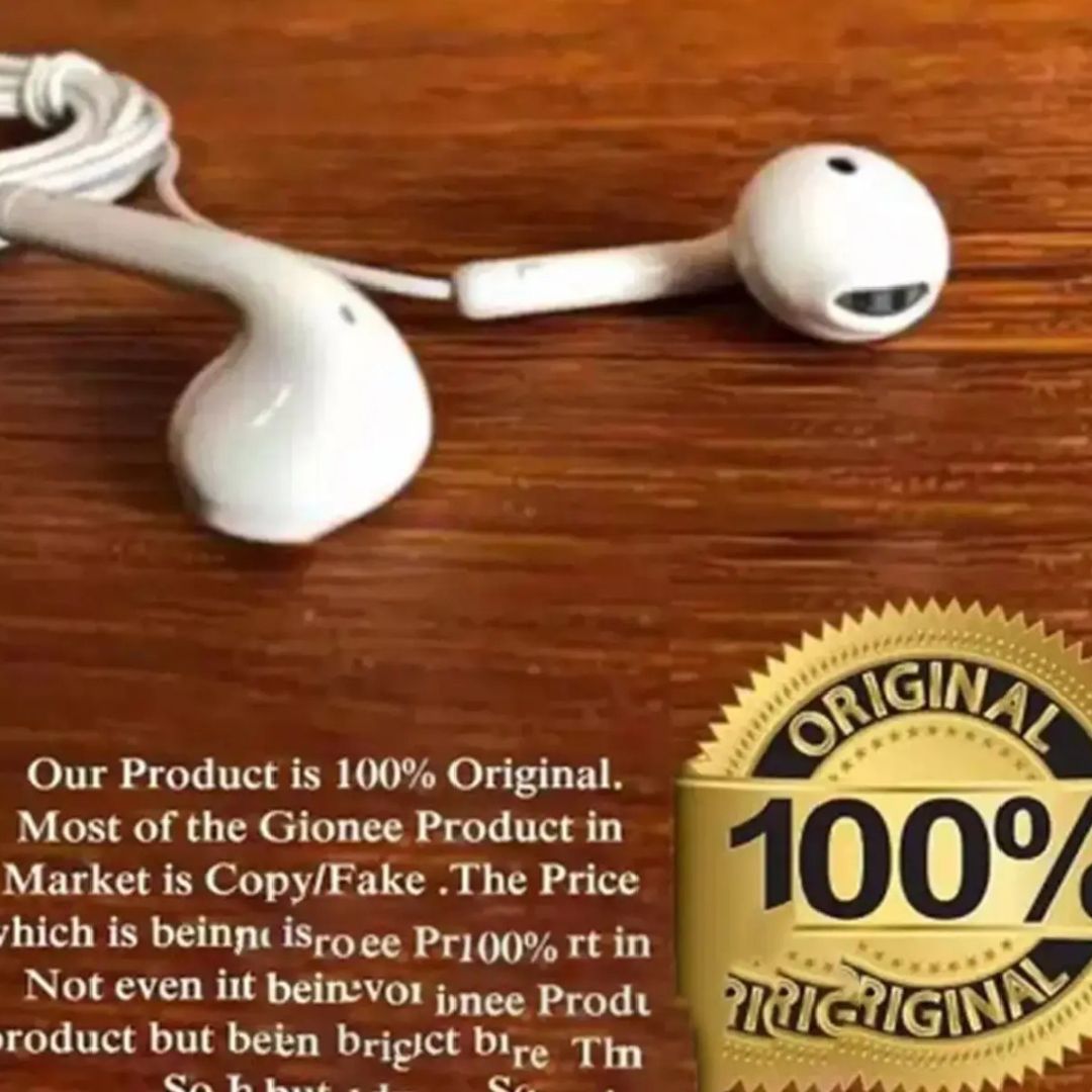 Handsfree - 100% Original Gionee Handsfree (3.5mm Pin & TYPE C) Imported - Earphones - Headphones - Handfree