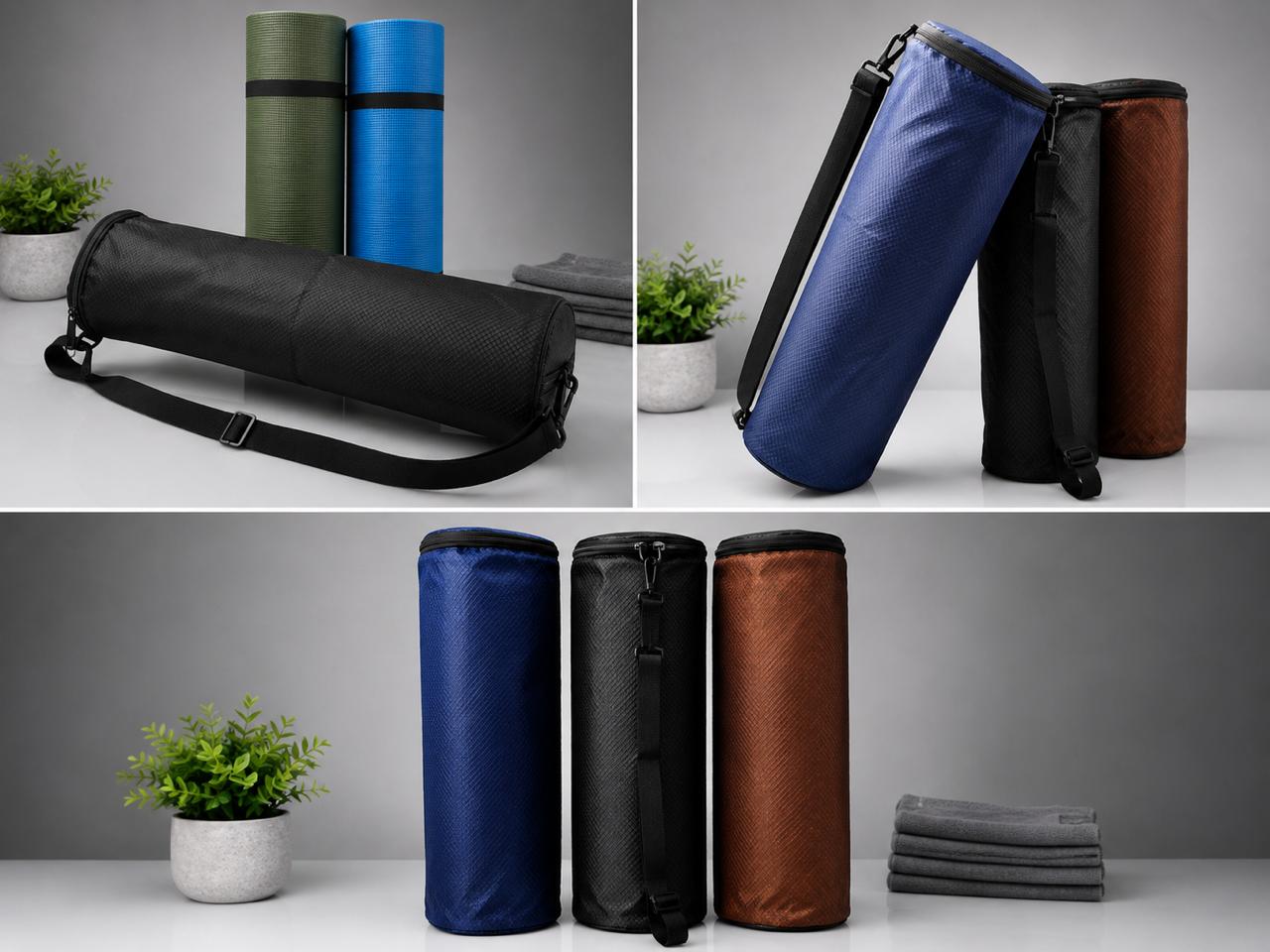 Yoga Mat Bag Premium with Adjustable Shoulder Strap – Waterproof Gym & Fitness Mat Carry Case