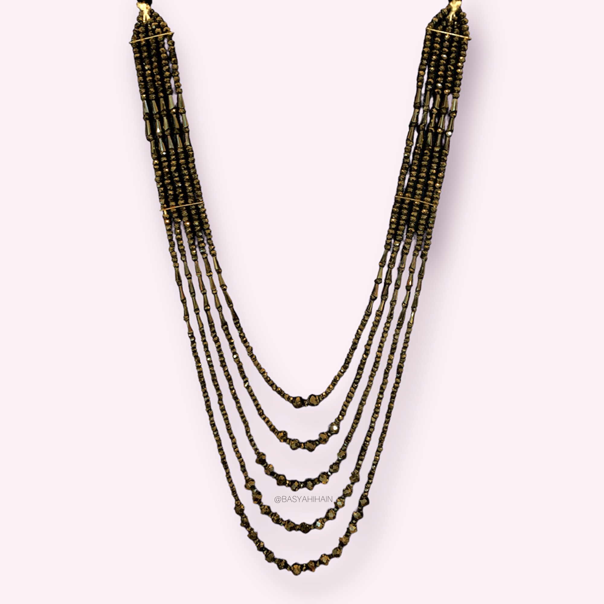 5 Layer Bridal Rani Haar For Wedding & Party Events Available In Different Variants