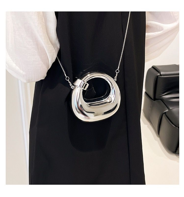 New Acrylic Moon Shaped Base Box Mini Clutch for Girls | Luxury Bow Heart Shape Evening Handbag | Eid Festival, Party, Wedding & Formal Fashion Bag