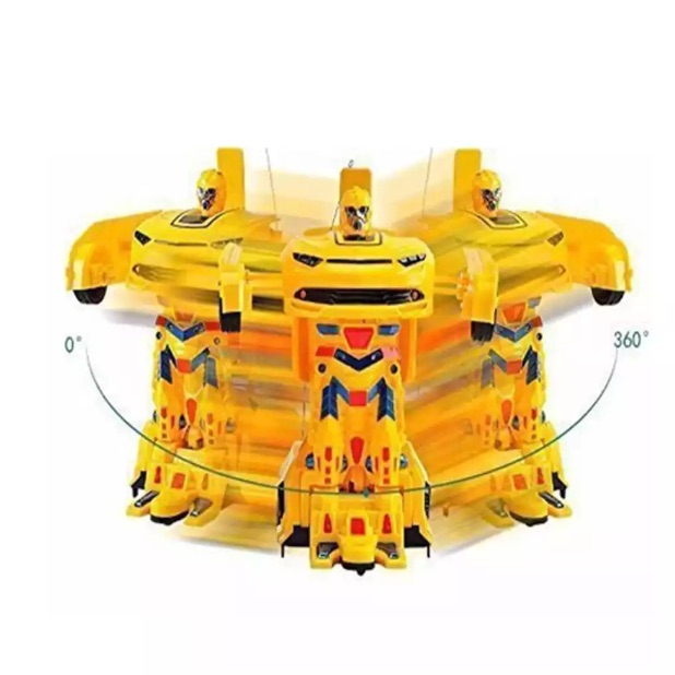 Transformers Robot Dancing Car With Led Lights & Music For Kids