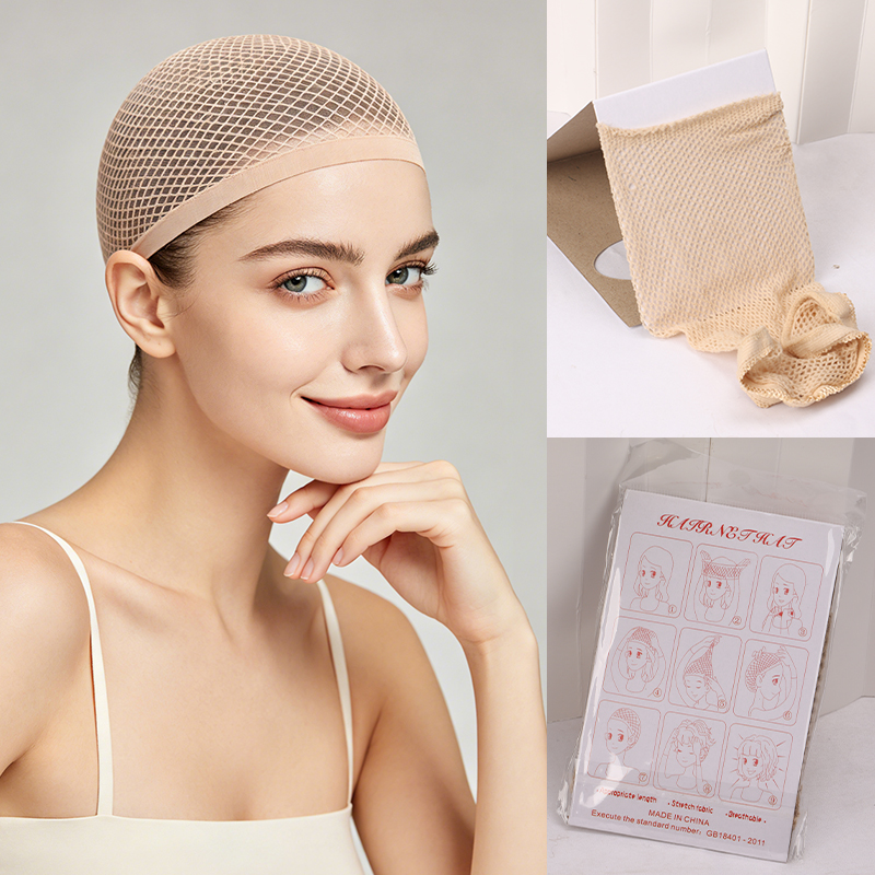 Unisex Non Slip Breathable Fishnet Hair Mesh Wig Cap, Soft Stretchy Wig Accessories Perfect For Long Thick Hair, Multi-Use Hair