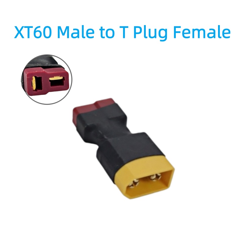 XT60 Male Plug to Dean T Male / T Female Plug to XT60 Female Adapter For RC Helicopter Quadcopter LiPo Battery Plug Connector