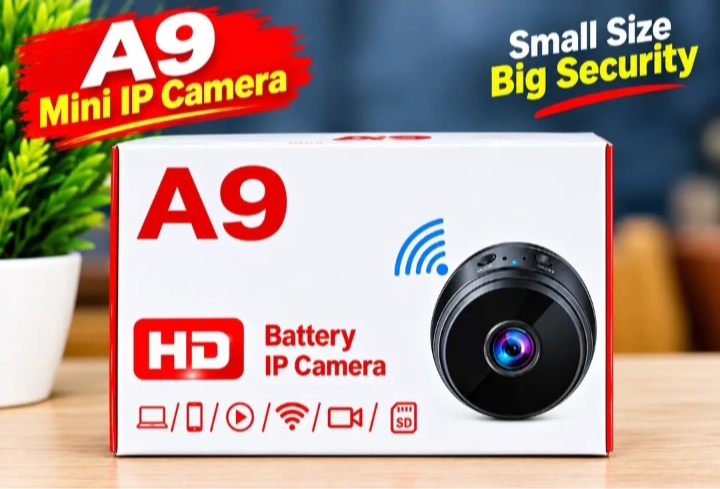 A9 1080P HD Magnetic WiFi Mini Camera | Wireless Security Camera with Night Vision & HDSF App Support