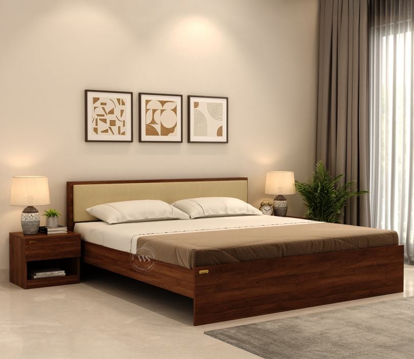 Clemency King Size Bed Without  Side Tables