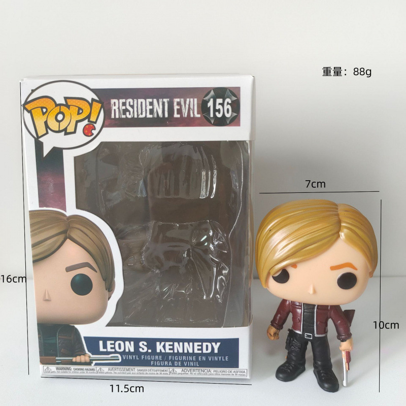 Boxed Resident Evil POP Style Figures Zombie Monster Character PVC Doll Desktop Decor Collectible Model Toy  for Gaming Fans