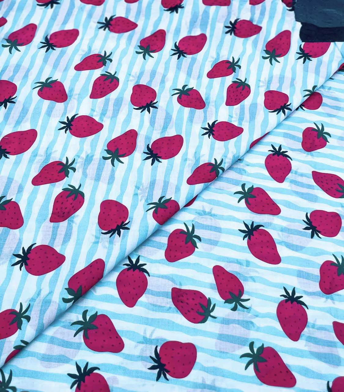 Unstitched Funky and Colorful Lawn Prints Fabric For Kids 1.5 meter