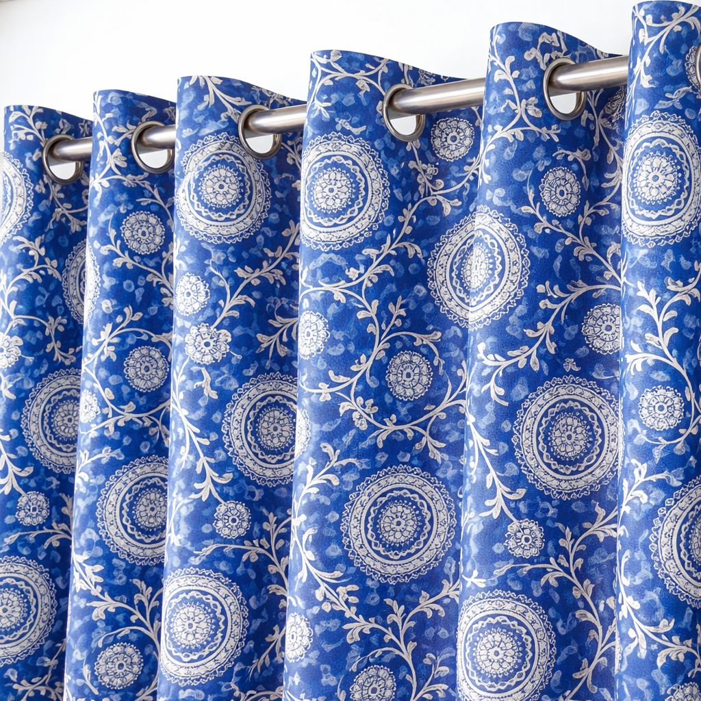 Premium Quality Italian Curtain (Parda) For Home Decor Elegant & Fancy Curtain With Ring(Eyelet) For Windows (1Pc Curtain)