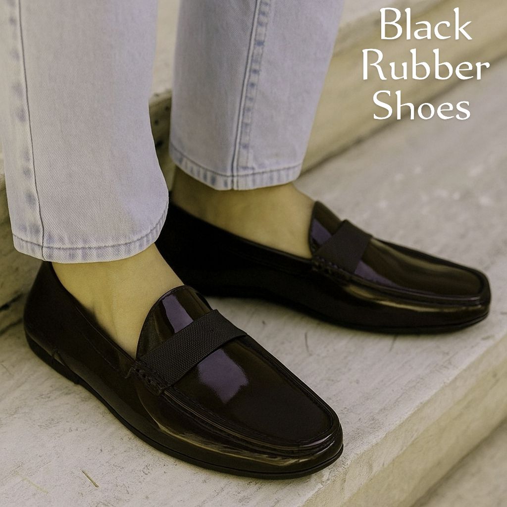 American Mocassino Loafers Best Quality Rubber Shoes for Mens