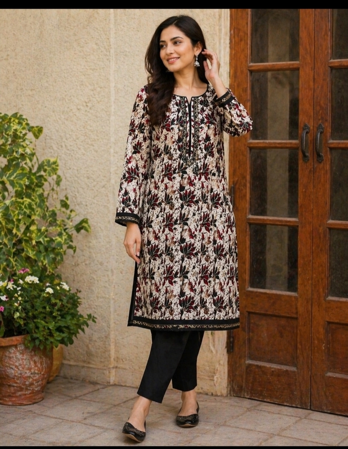 Ladies 2 Piece Branded Lawn Suit Stylish Unstitched Premium Quality Soft Fabric Summer Wear Elegant Design Comfortable Daily Wear Fashionable Outfit Perfect Choice For Girls Women Casual And Semi Formal Use New Collection Trendy Look
Title 2:
2 Piece Ladi
