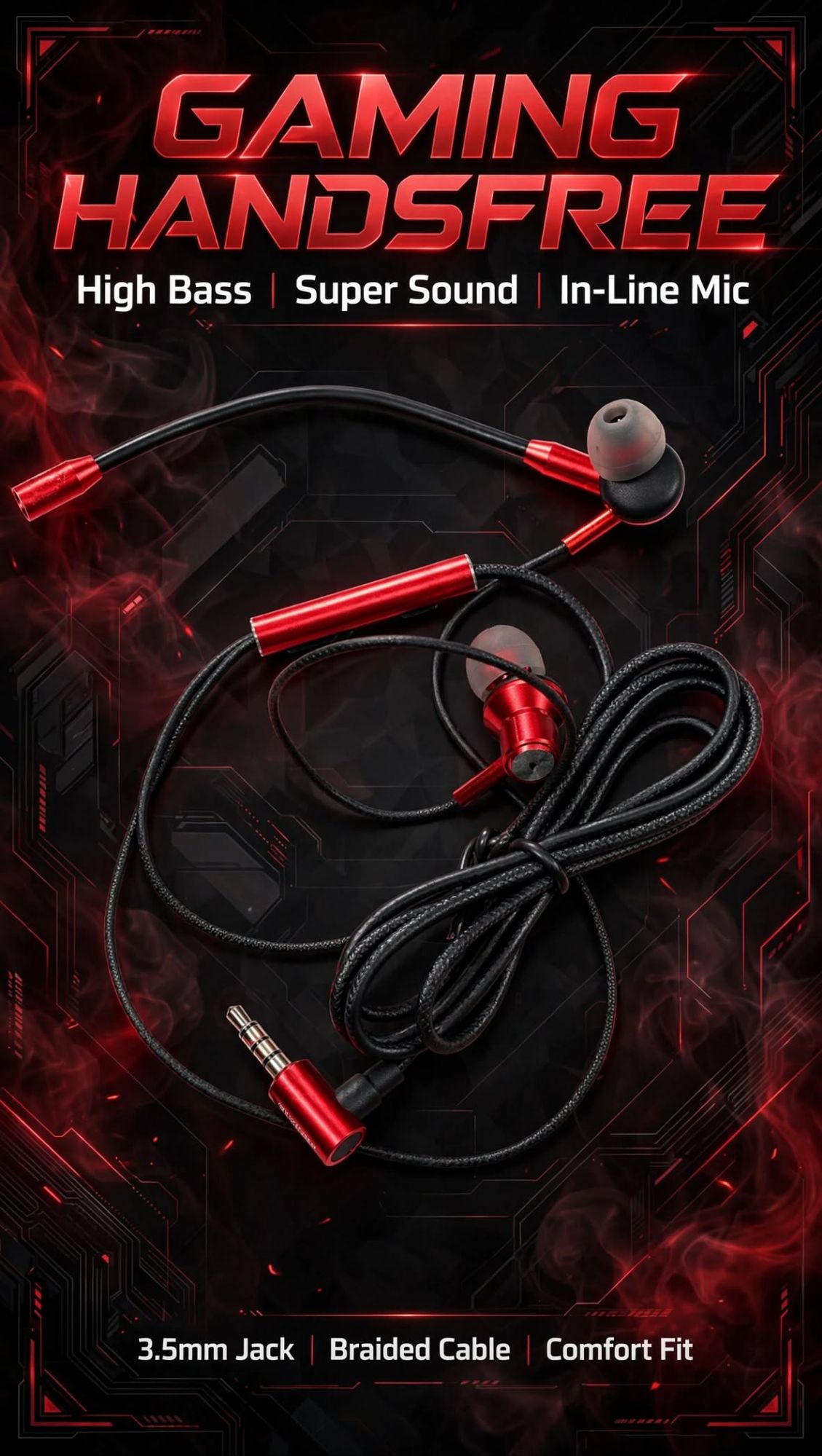 Handfree Calls and Gaming Dule Mic product high Quality