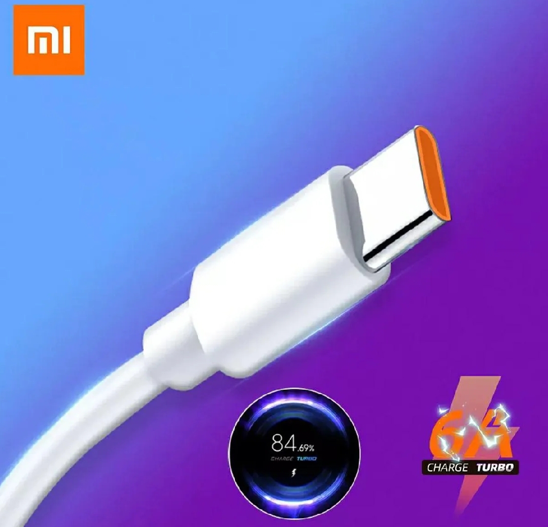 Xiaomi Original 6A 33W Turbo Fast Charging USB Type-C Cable for Xiaomi 14, Xiaomi 13, Xiaomi 12, Redmi Note 13, Redmi Note 12, Redmi Note 11, Redmi 13C, POCO X6, POCO X5, POCO M6 USB-C Charger Cable