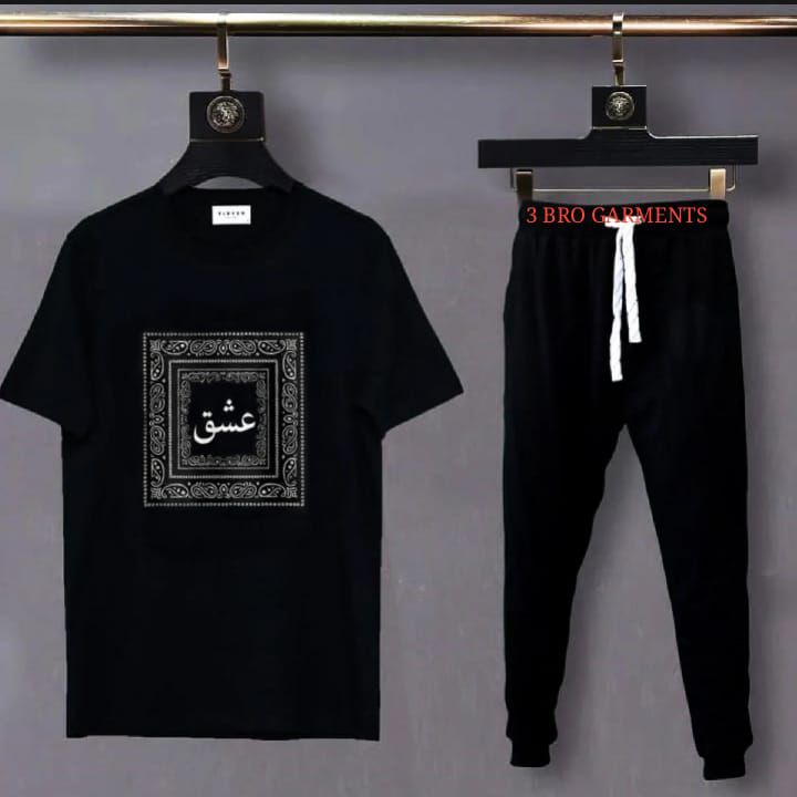 NEW ARRIVAL 2 PC PRINTED SUMMER TRACKSUIT FOR MEN _ SOFT AND COMFORTABLE FABRIC SUMMER TRACKSUIT FOR MEN _TRACKSUIT FOR MEN_ PREMIUM T SHIRT AND TROUSER SET PRINTED SUMMER TRACKSUIT FOR MEN_TRACKSUIT FOR BOYS