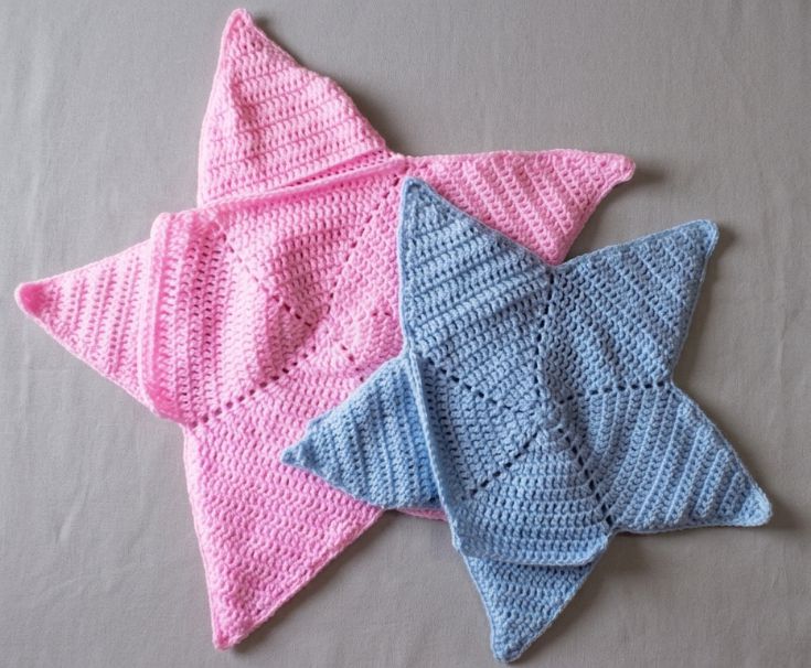 Baby Crochet Star Pocket Blanket Swaddle Suit