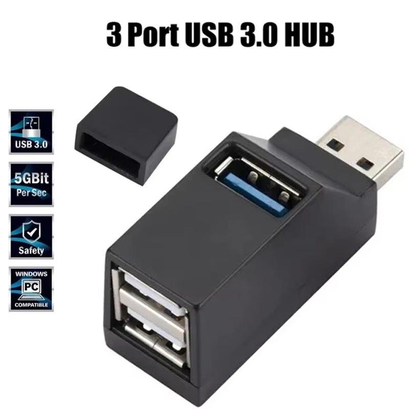 USB 3.0 HUB Multi Port USB Splitter Adapter for Laptop PC Computer U Disk
