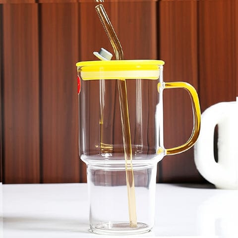 900ml Glass Sipper Tumbler